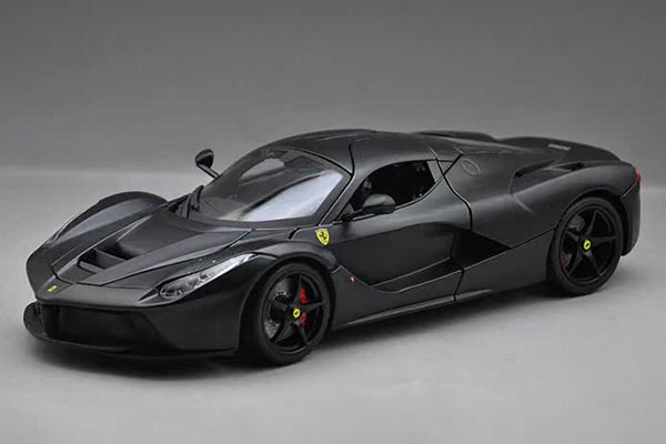 Ferrari LaFerrari Diecast Car Model 1:18 Scale Black [SD03H014]