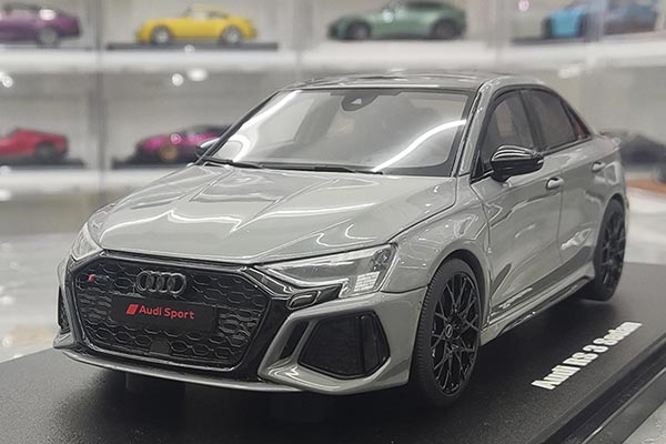 2022 Audi RS 3 Sedan Resin Model 1:18 Scale Gray