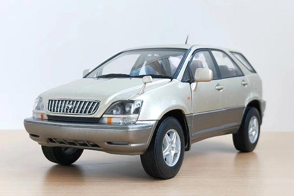 1999 Toyota Harrier SUV Diecast Model 1:18 Scale Champagne