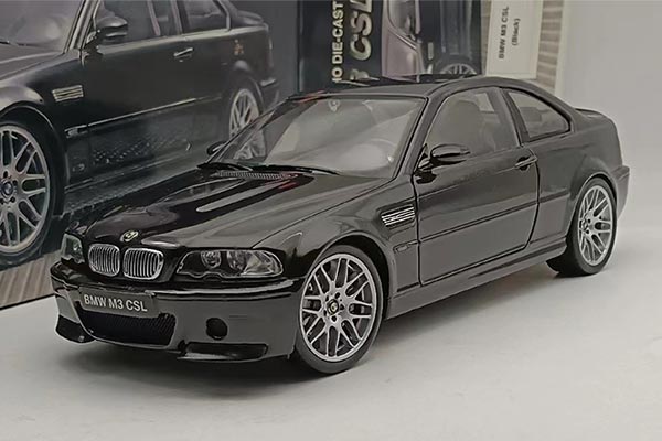 BMW M3 CLS E46 Diecast Car Model 1:18 Scale Black