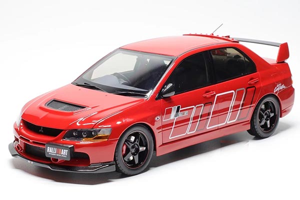 Mitsubishi Lancer Evolution IX Ralliart Diecast Model 1:18 Red