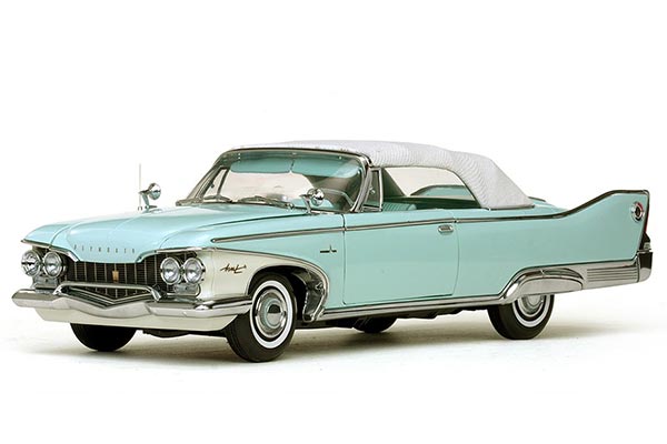 Plymouth Fury Closed Convertible Diecast Model 1:18 Light Blue