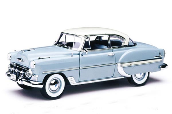 1953 Chevrolet Bel Air Hardtop Coupe Diecast Model 1:18 Blue