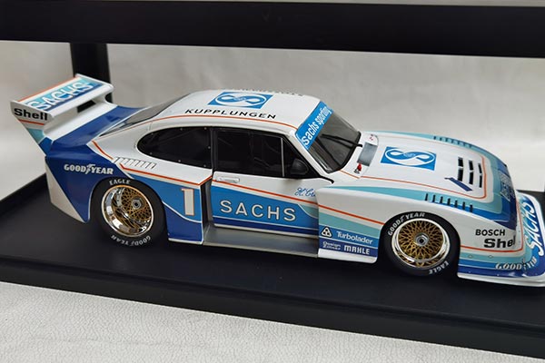 Ford Capri Turbo Gruppe 5 Diecast Model 1:18 Scale White-Blue