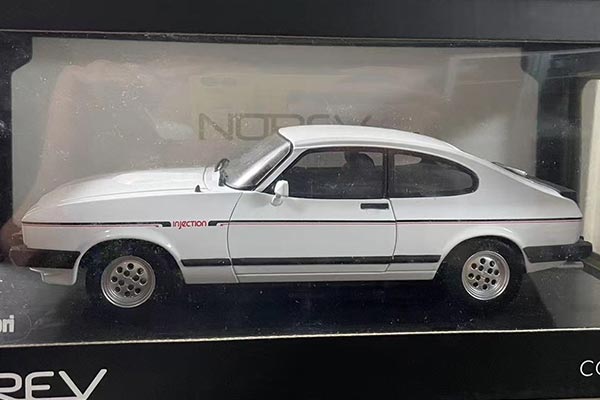 1983 Ford Capri Diecast Car Model 1:18 Scale White