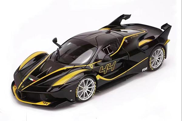 Ferrari FXX-K Diecast Racing Car Model 1:18 Scale Black NO.44