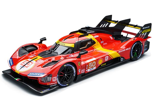 Ferrari 499P Racing Car Diecast Model 1:18 Scale Red NO.50