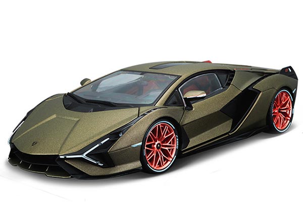 2019 Lamborghini Sian FKP 37 Diecast Car Model 1:18 Scale