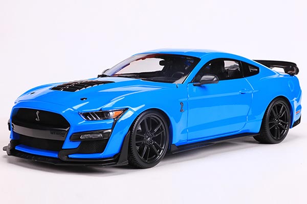 2020 Ford Mustang Shelby GT500 Diecast Car Model 1:18 Scale Blue