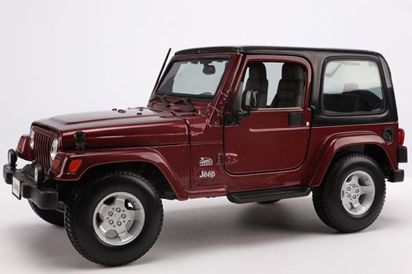 Jeep Wrangler Sahara Diecast Model 1:18 Scale