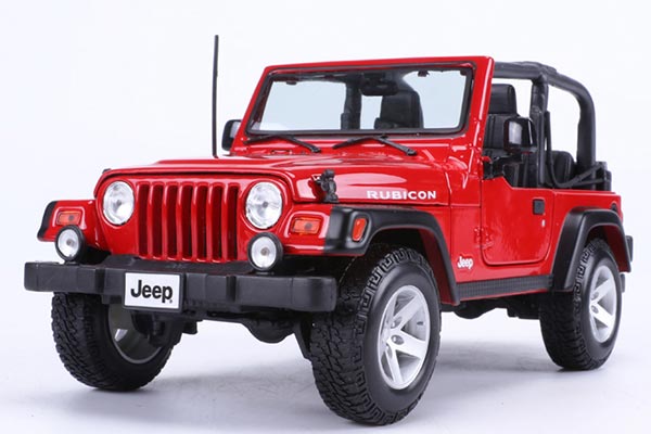 Jeep Wrangler Rubicon Diecast Model 1:18 Scale