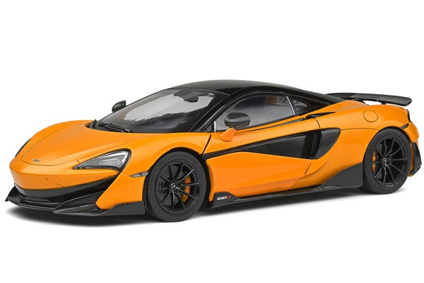 McLaren 600LT Sports Car Diecast Model 1:18 Scale Orange