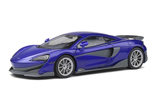 McLaren 600LT Sports Car Diecast Model 1:18 Scale Blue