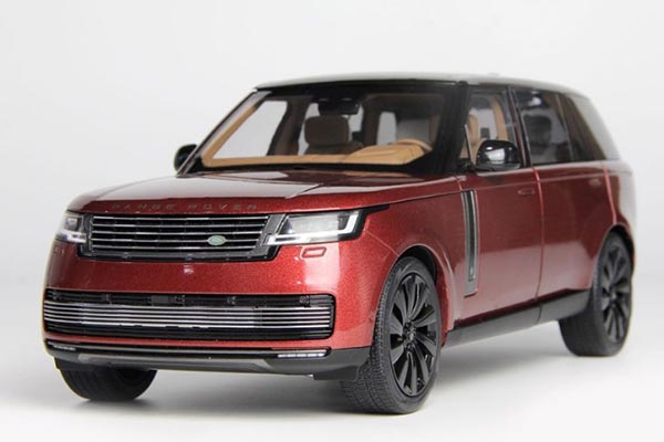 2022 Land Rover Range Rover SUV Diecast Model 1:18 Scale Red