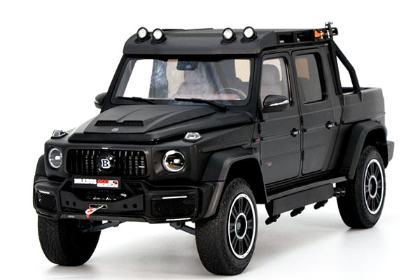 2020 Mercedes Brabus G800 Pickup Truck Diecast Model 1:18 Black