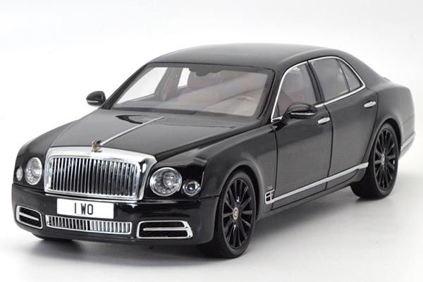 Bentley Mulsanne Limousine Diecast Car Model 1:18 Scale Black