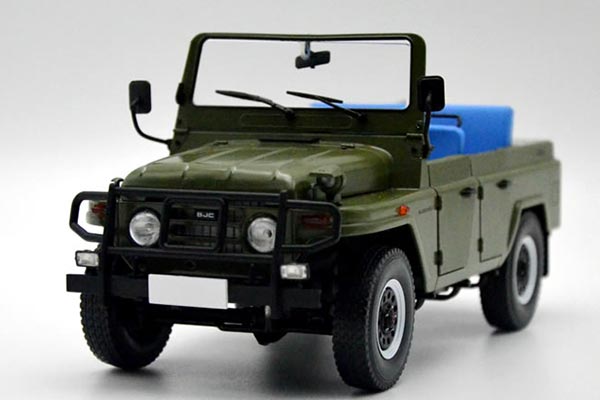 BAW BJ2020 VJ SUV Diecast Model 1:18 Scale Army Green