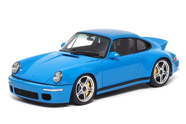 2018 Porsche Ruf CTR Diecast Car Model 1:18 Scale Blue