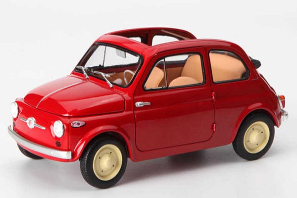 Fiat Nuova 500 Diecast Car Model 1:18 Scale