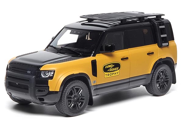 2023 Land Rover Defender 110 SUV Diecast Model 1:18 Scale Yellow