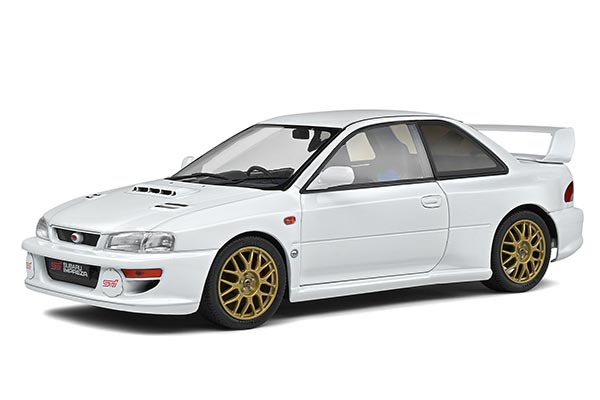 1998 Subaru Impreza STi 22B Diecast Car Model 1:18 Scale White