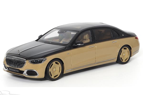 2021 Mercedes Maybach S-Class Diecast Model 1:18 Black-Yellow