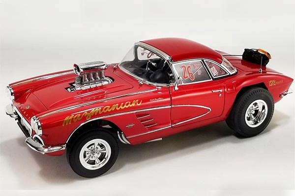 1961 Chevrolet Corvette Diecast Car Model 1:18 Scale NO.26 Red