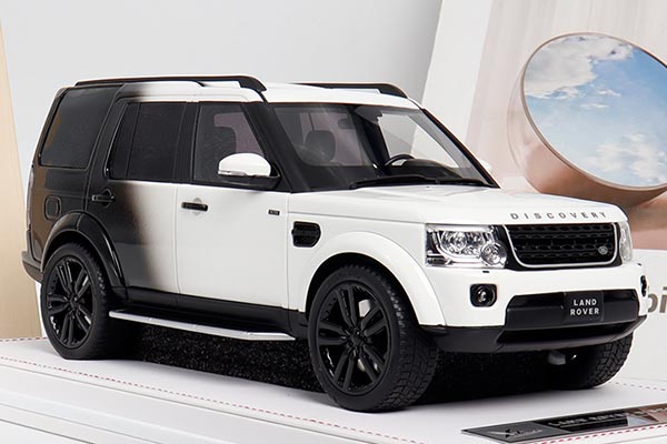 2009 Land Rover Discovery 4 LR4 SUV Resin Model 1:18 Black-White