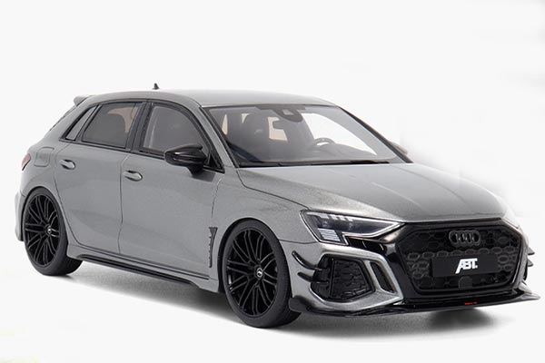 Audi RS 3-R ABT Sportback Resin Model 1:18 Scale Gray