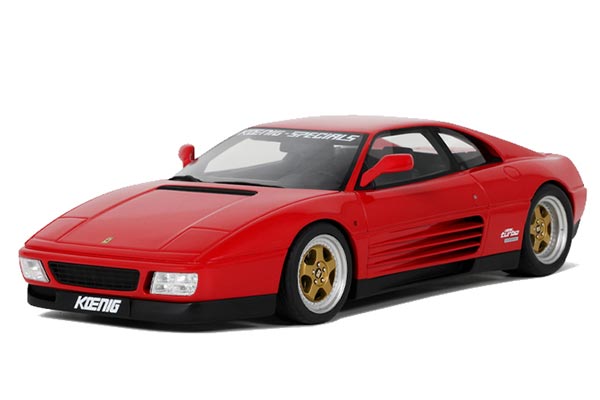 Ferrari 348 Twin Turbo Resin Car Model 1:18 Scale Red