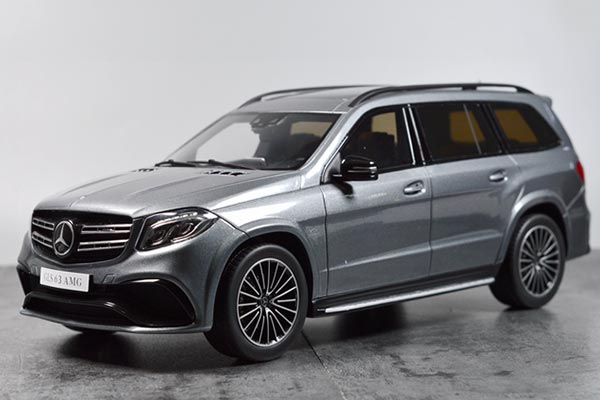 Mercedes-Benz GLS-Class 63 AMG Resin Model 1:18 Scale Gray