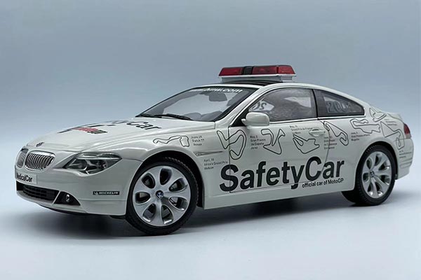 BMW 6 Series 645Ci Coupe Diecast Model Safety Car 1:18 White