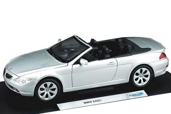 BMW 6 Series 645Ci Convertible Diecast Car Model 1:18 Scale