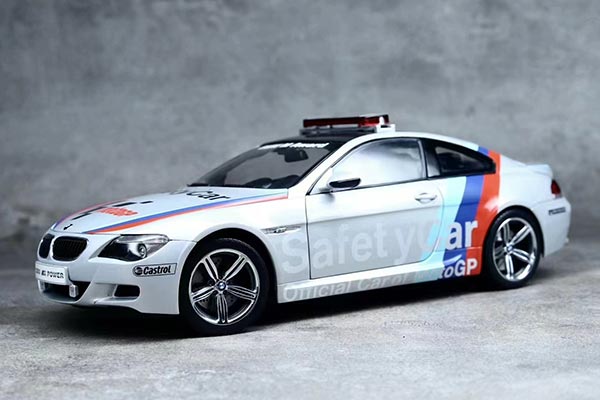 2007 BMW M6 E63 Coupe Diecast Safety Car Model 1:18 Scale Silver