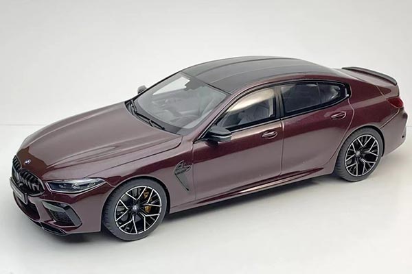 BMW M8 Gran Coupe Resin Car Model 1:18 Scale Brown