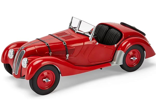 1936 BMW 328 Roadster Diecast Car Model 1:18 Scale Red