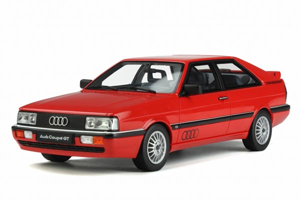 1987 Audi 80 Coupe GT Resin Model 1:18 Scale Red