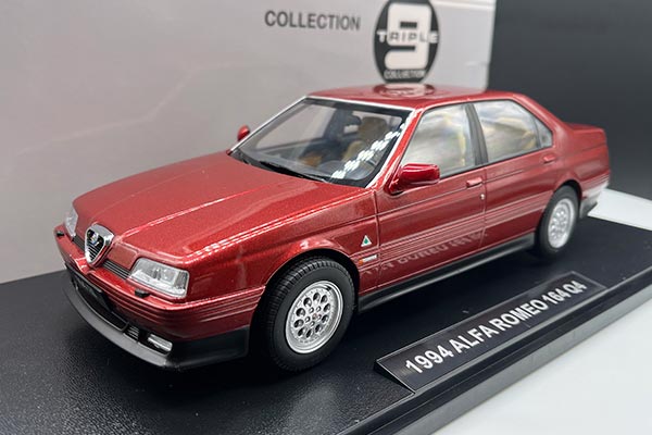 1994 Alfa Romeo 164 Q4 Diecast Car Model 1:18 Scale Wine Red