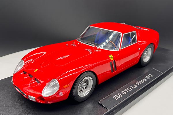 1962 Ferrari 250 GTO Le Mans Diecast Model 1:18 Scale Red