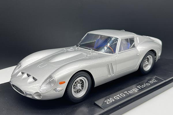 1962 Ferrari 250 GTO Targa Florio Diecast Model Silver 1:18