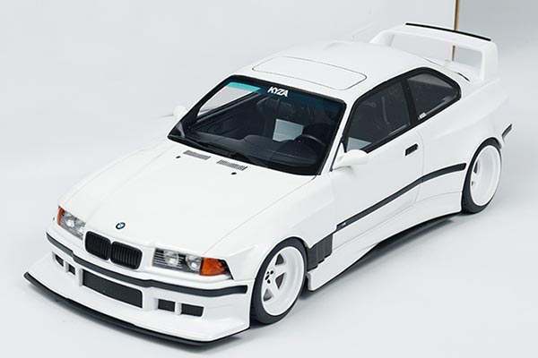 BMW M3 E36 Coupe Khyzyl Saleem Alpine Resin Model 1:18 White