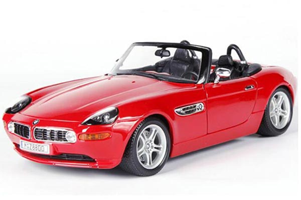 1999 BMW Z8 Roadster Diecast Car Model 1:18 Scale Red