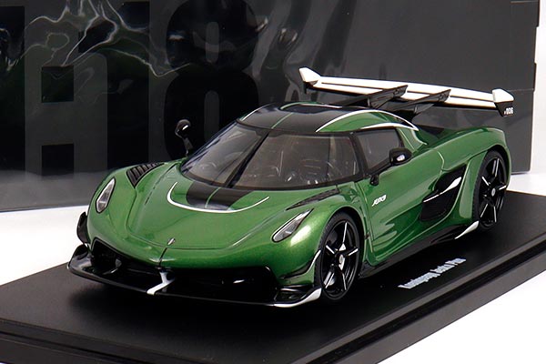 Koenigsegg Jesko Resin Car Model 1:18 Scale Dark Green