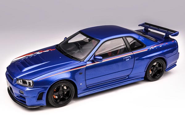 Nissan Skyline GT-R R34 Nismo Customized Diecast Model 1:18