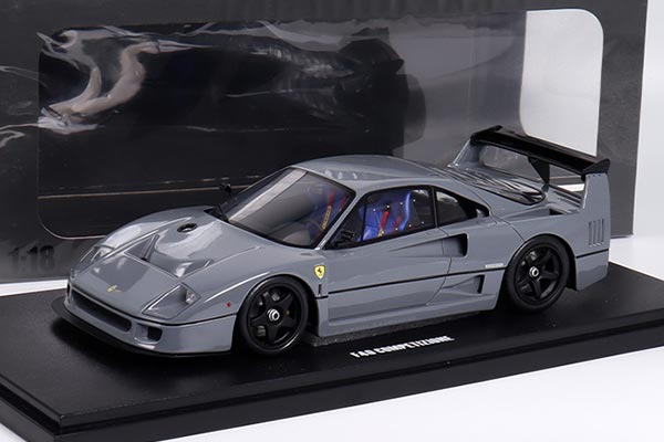 Ferrari F40 Competizione Resin Car Model 1:18 Scale Gray