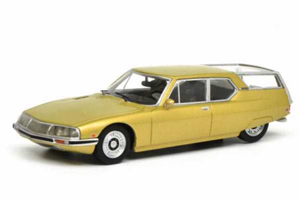 Citroen SM Shooting Brake Diecast Model 1:18 Scale Golden